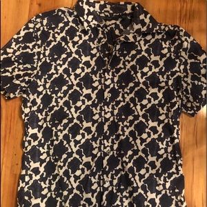 Perry Ellis Button Down Short Sleeve Size M